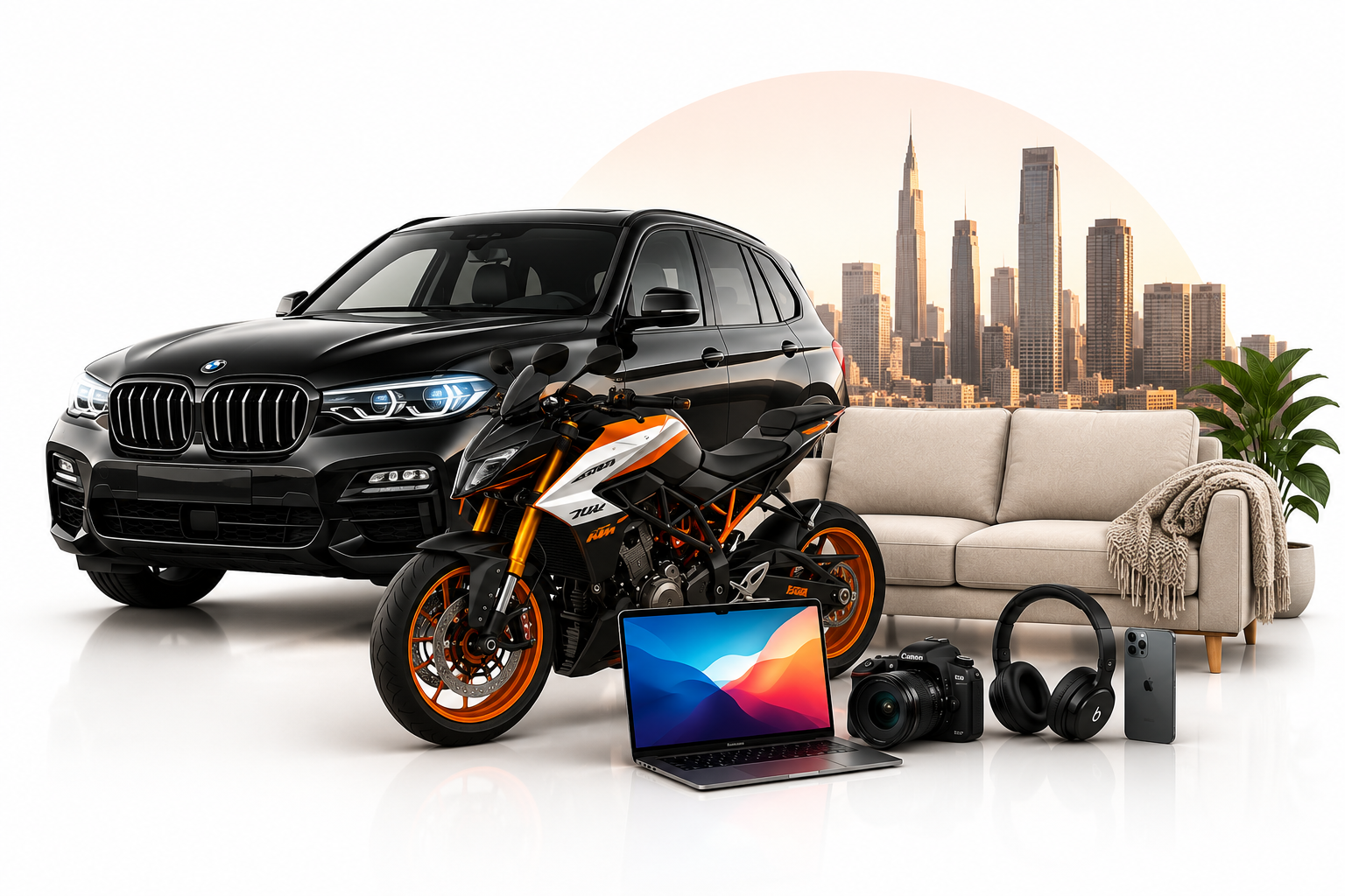 Rent cars, bikes, electronics, and furniture on Arentzo